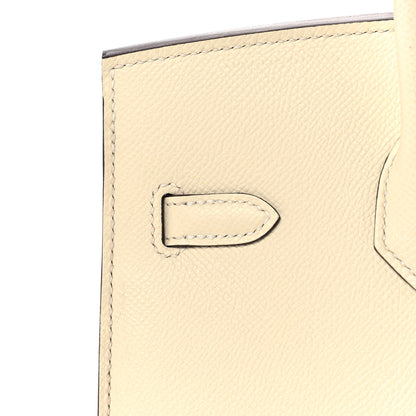 Hermes Epsom Birkin Sellier 25 Nata 12 of 33