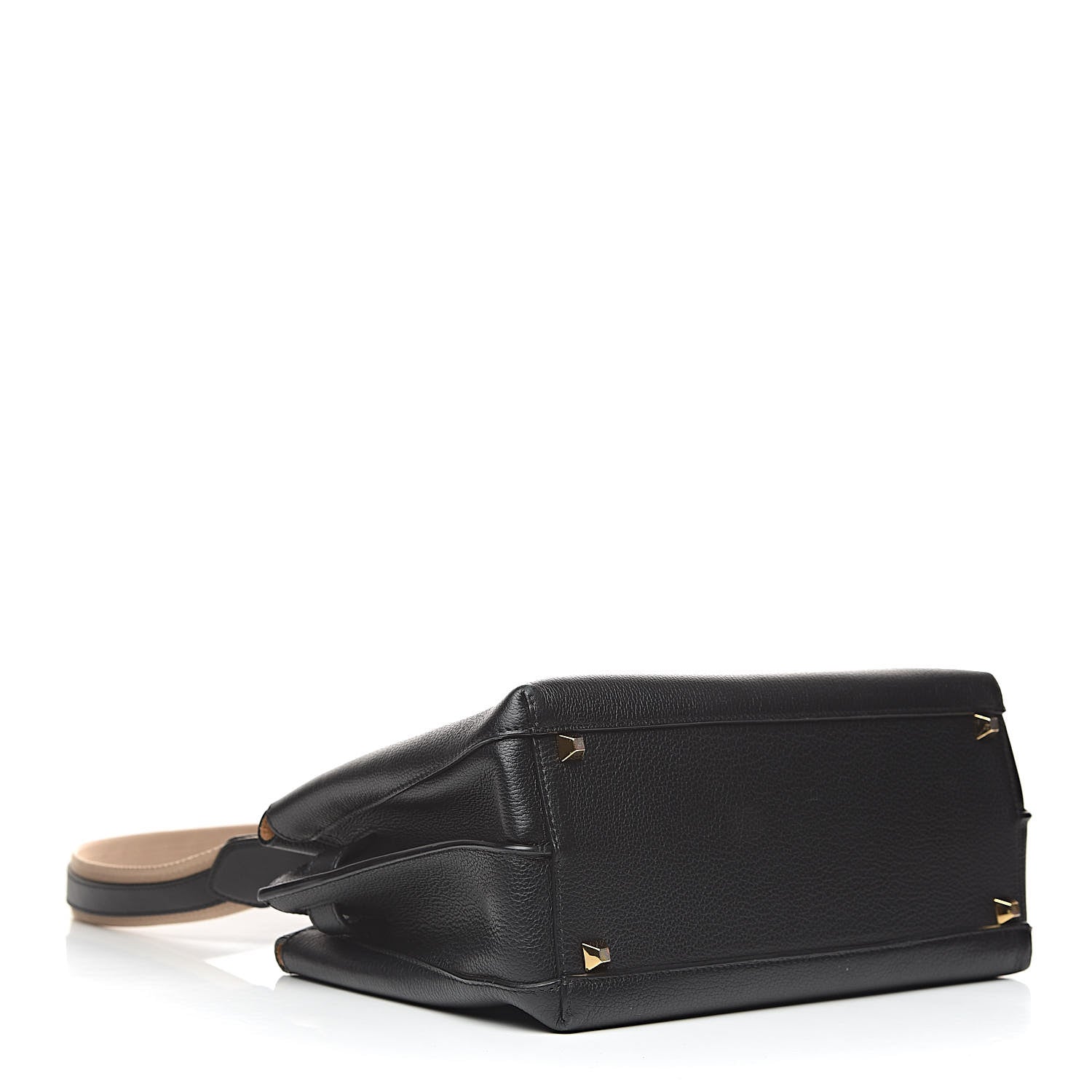 MCM Grained Calfskin Medium Milla Tote Black 4 of 11