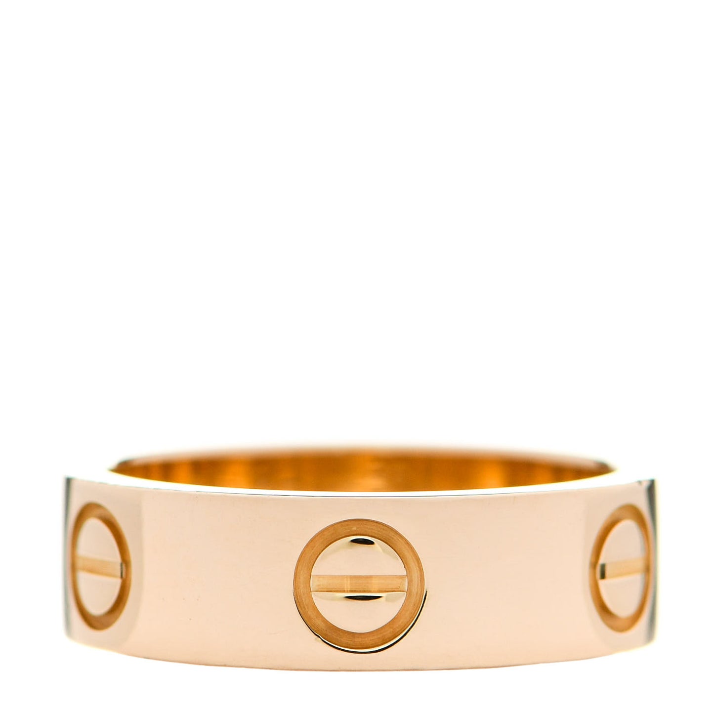 18K Yellow Gold 5.5mm LOVE Ring 50 5.25