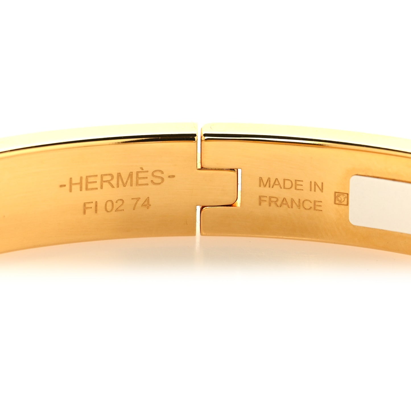 Enamel Mini Clic Chaine d'Ancre Bracelet PM Marron Glace