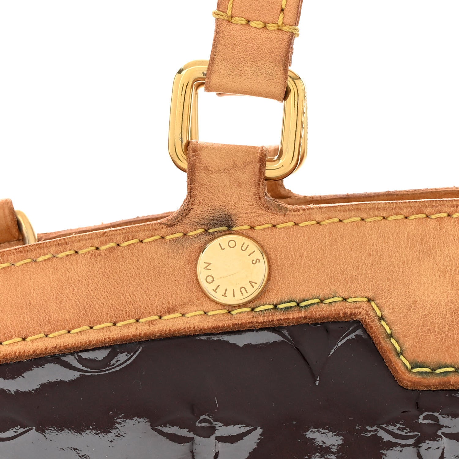 Louis Vuitton Vernis Brea GM Amarante 11 of 13