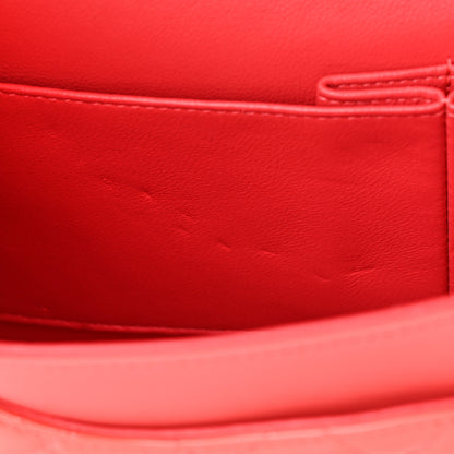 Chanel Patent Quilted Medium Double Flap Pink 13 of 21