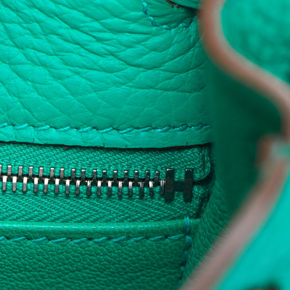 Hermes Taurillon Clemence Kelly Retourne 28 Menthe 19 of 28