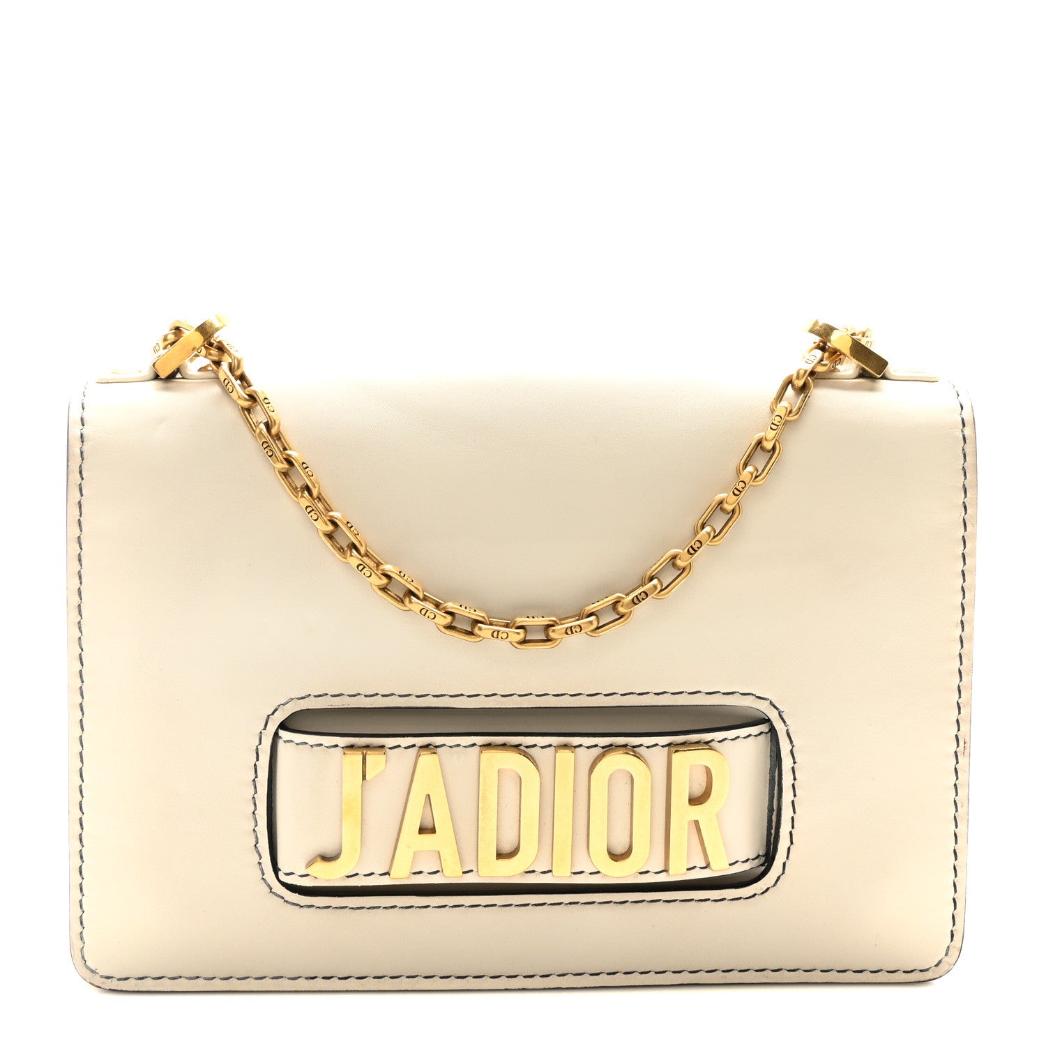 Christian Dior Calfskin J'Adior Chain Flap Bag Off White Off White 1 of 9