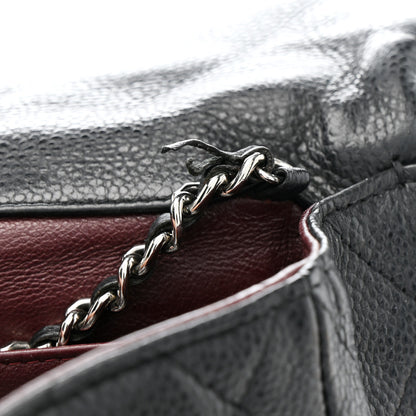 Chanel Caviar Quilted Clutch With Chain Flap Black 14 of 15