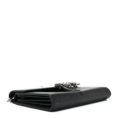 Gucci Calfskin Mini Dionysus Chain Wallet Black 4 of 12