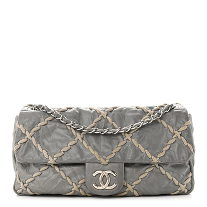 Chanel Calfskin Medium Ultra Stitch Flap Grey 1 of 11
