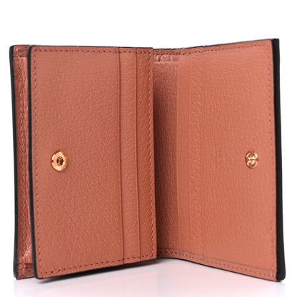 Gucci Monogram Textured Dollar Calfskin Card Case Cloche Rose Pink 5 of 10