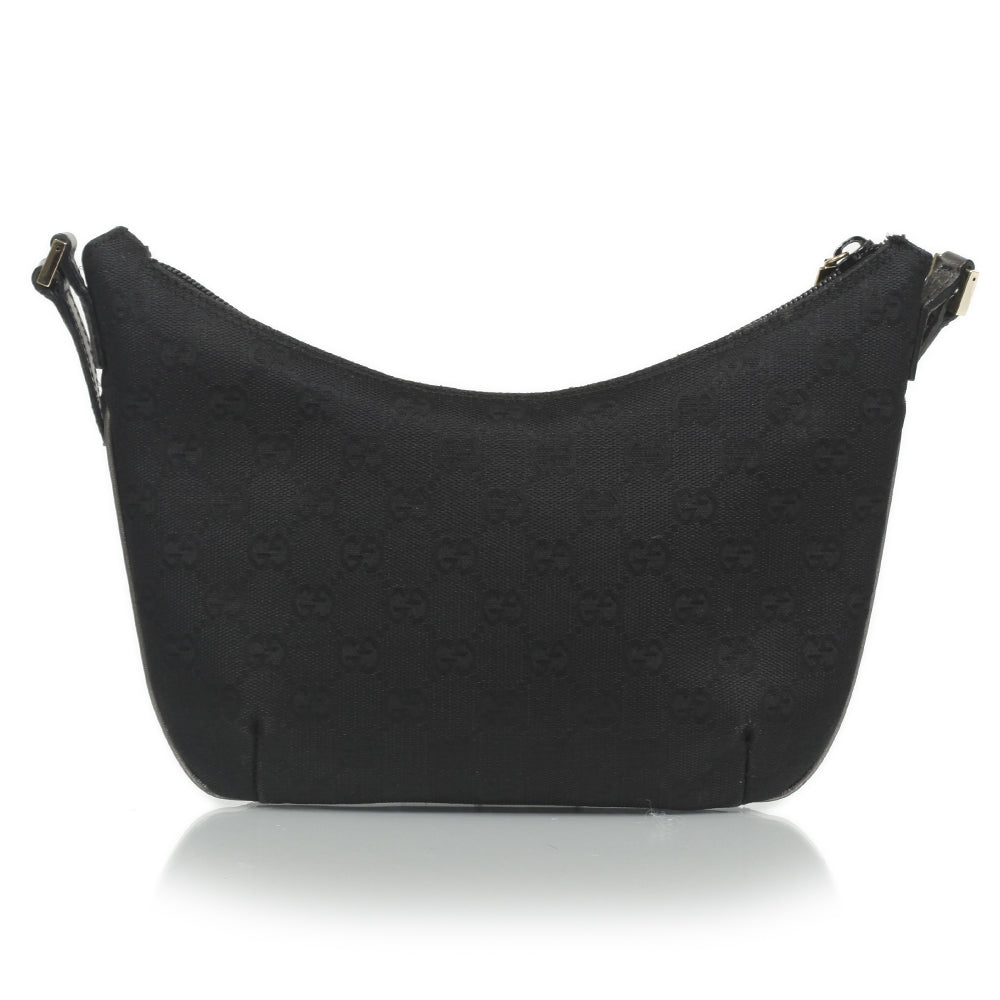 Gucci Monogram Small Shoulder Bag Black 2 of 9