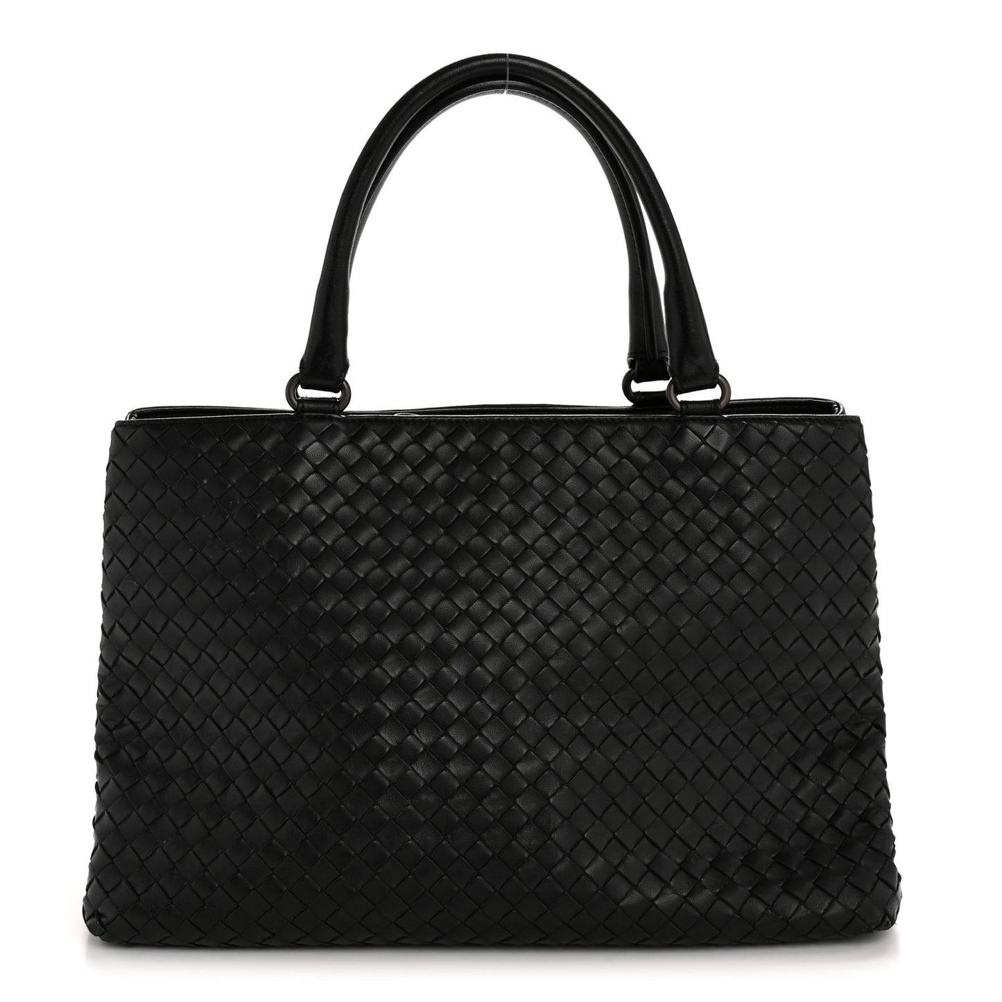 Nappa Intrecciato Milano Tote Black