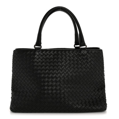 Bottega Veneta Nappa Intrecciato Milano Tote Black 2 of 29