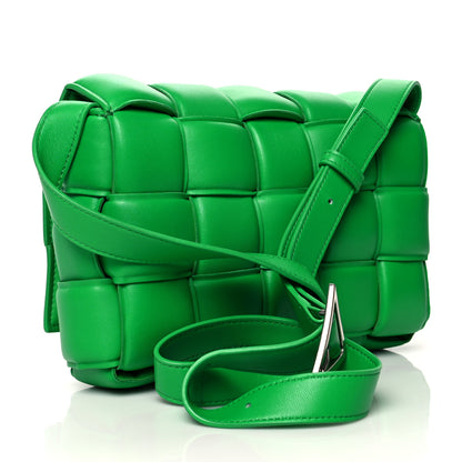 Bottega Veneta Nappa Maxi Intreccio Padded Cassette Crossbody Bag Grass 3 of 9