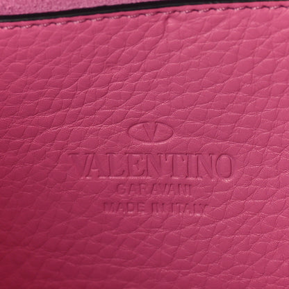 Valentino Garavani Pebbled Calfskin Medium Rockstud Flip Lock Crossbody Bag Dawn Pink 6 of 8