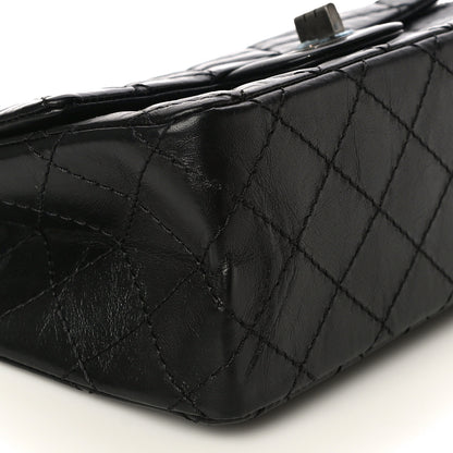 Chanel Aged Calfskin Quilted 2.55 Reissue Mini Flap Black 8 of 11