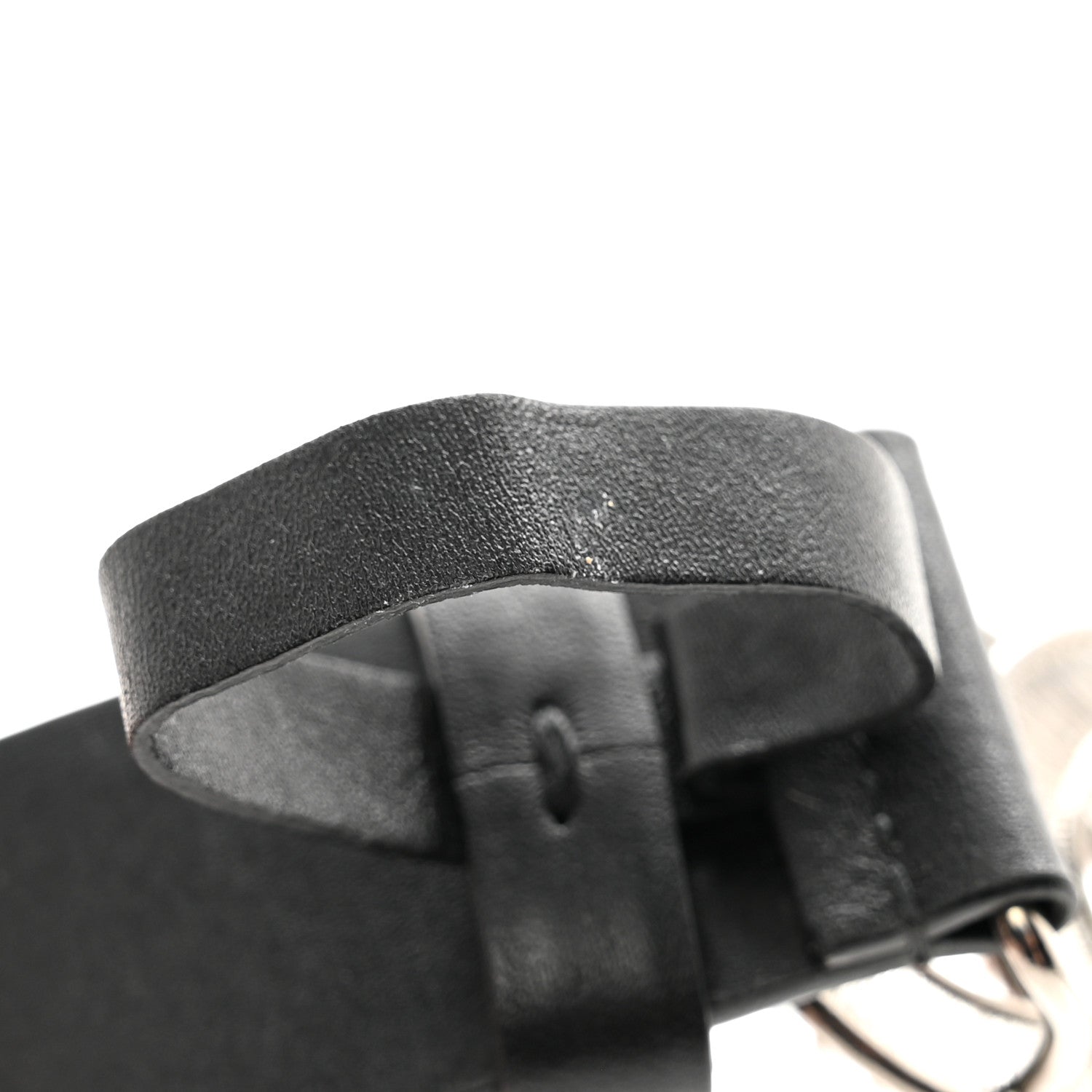 Chanel Calfskin Pearl Crystal CC Belt 90 36 Black 10 of 12