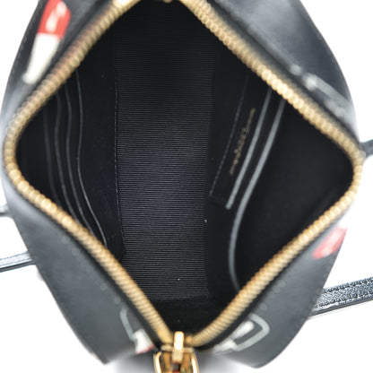 Saint Laurent Calfskin Lipstick Print Small Monogram Camera Bag Black 5 of 6