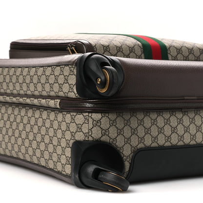 Gucci GG Supreme Monogram Web Medium Savoy Trolley Beige Ebony 8 of 9