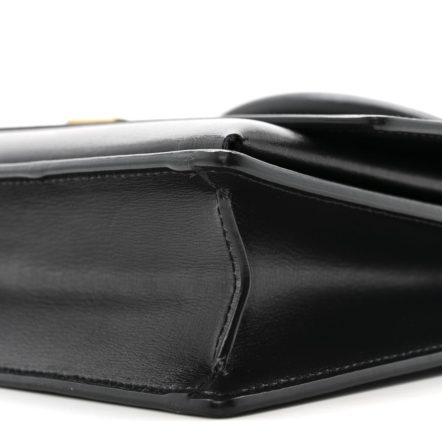 Smooth Calfskin Medium Monogram Sunset Satchel Black