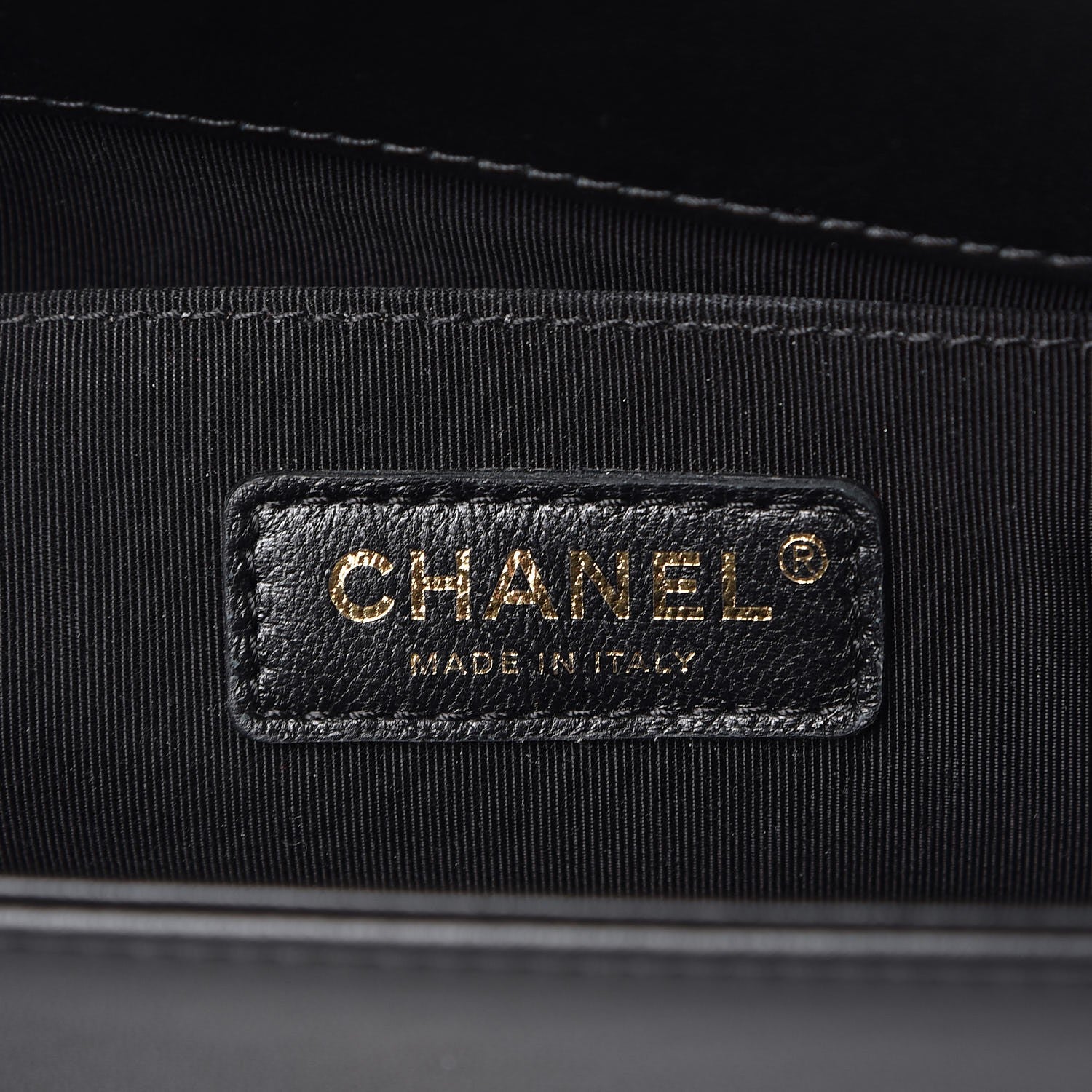 Chanel Lambskin Quilted Medium Boy Flap Black 6 of 7