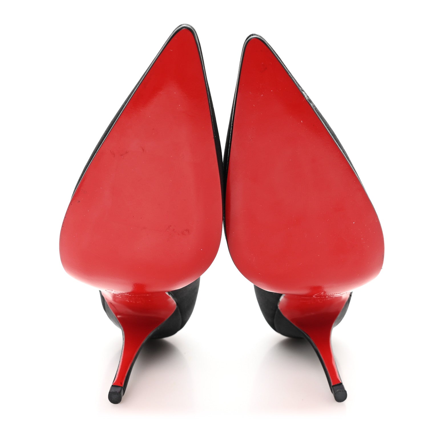 Christian Louboutin Satin Decollete 554 100 Pumps 35.5 Black 6 of 8