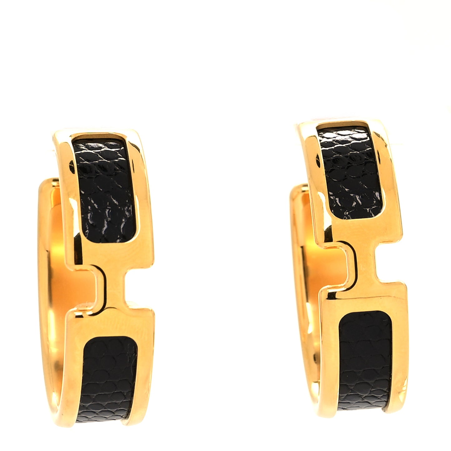 Lizard Olympe Earrings Black