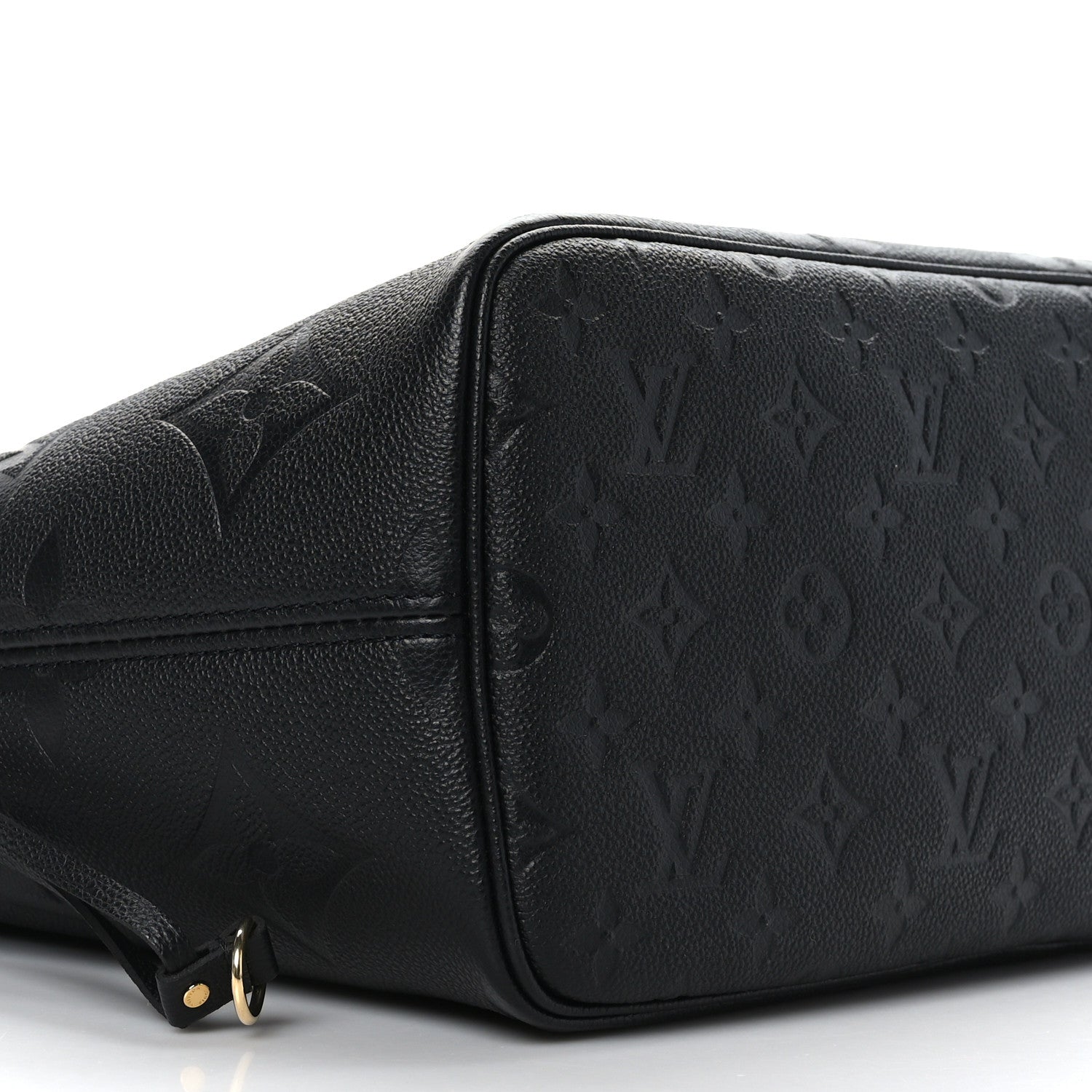 Louis Vuitton Empreinte Monogram Giant Neverfull MM Black 9 of 10