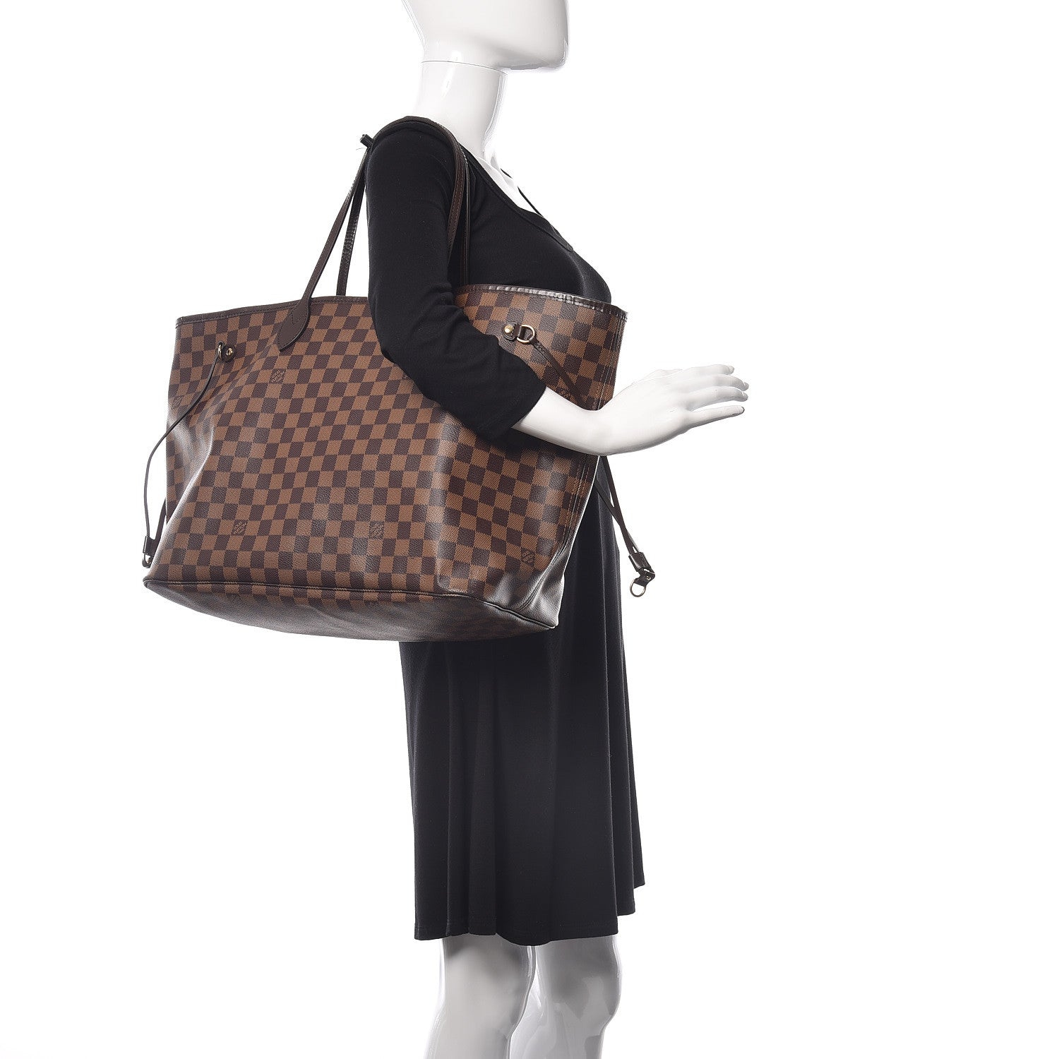 Louis Vuitton Damier Ebene Neo Neverfull GM 2 of 14