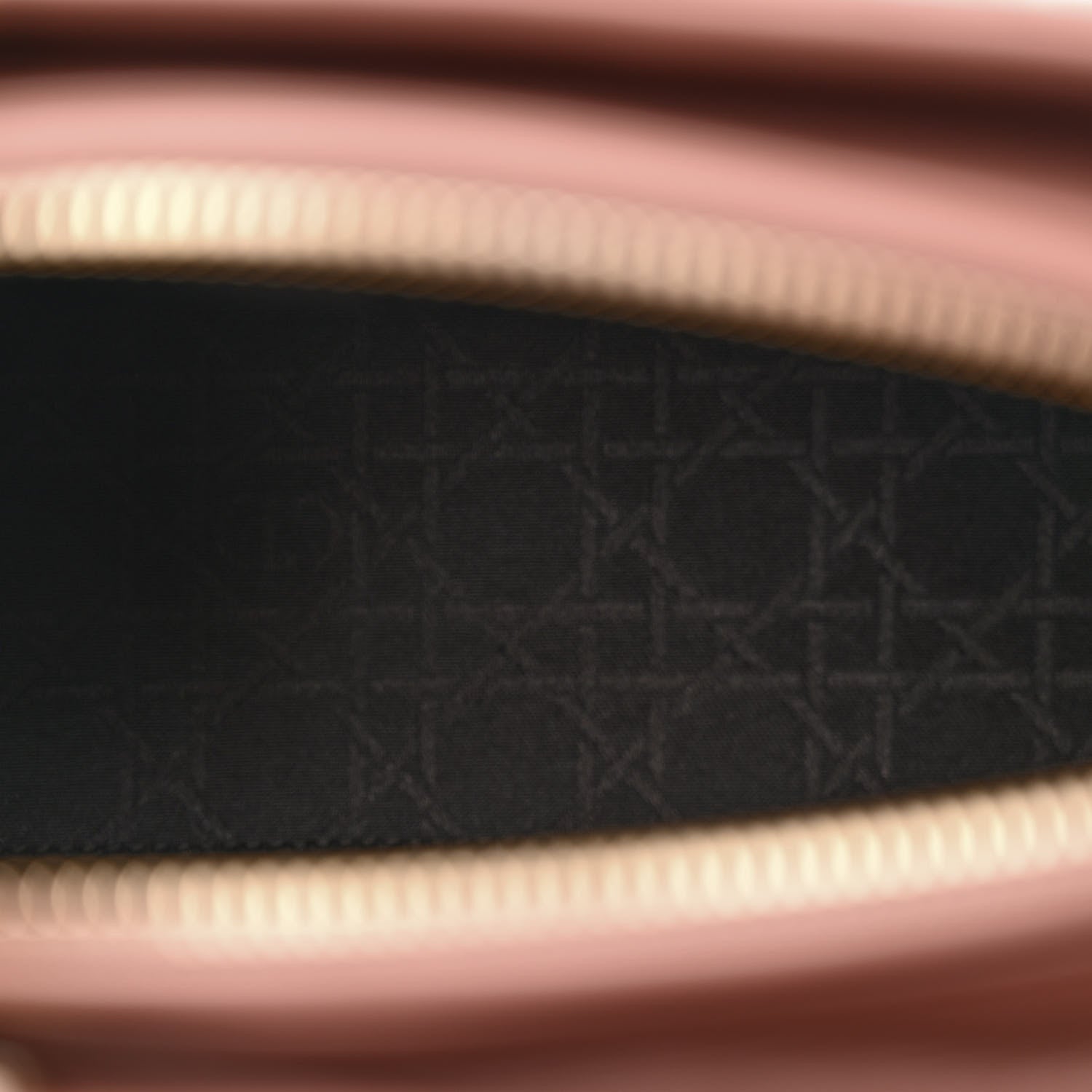 Christian Dior CHRISTIAN DIOR Lambskin Cannage Medium Lady Dior Bois de Rose 5 of 10