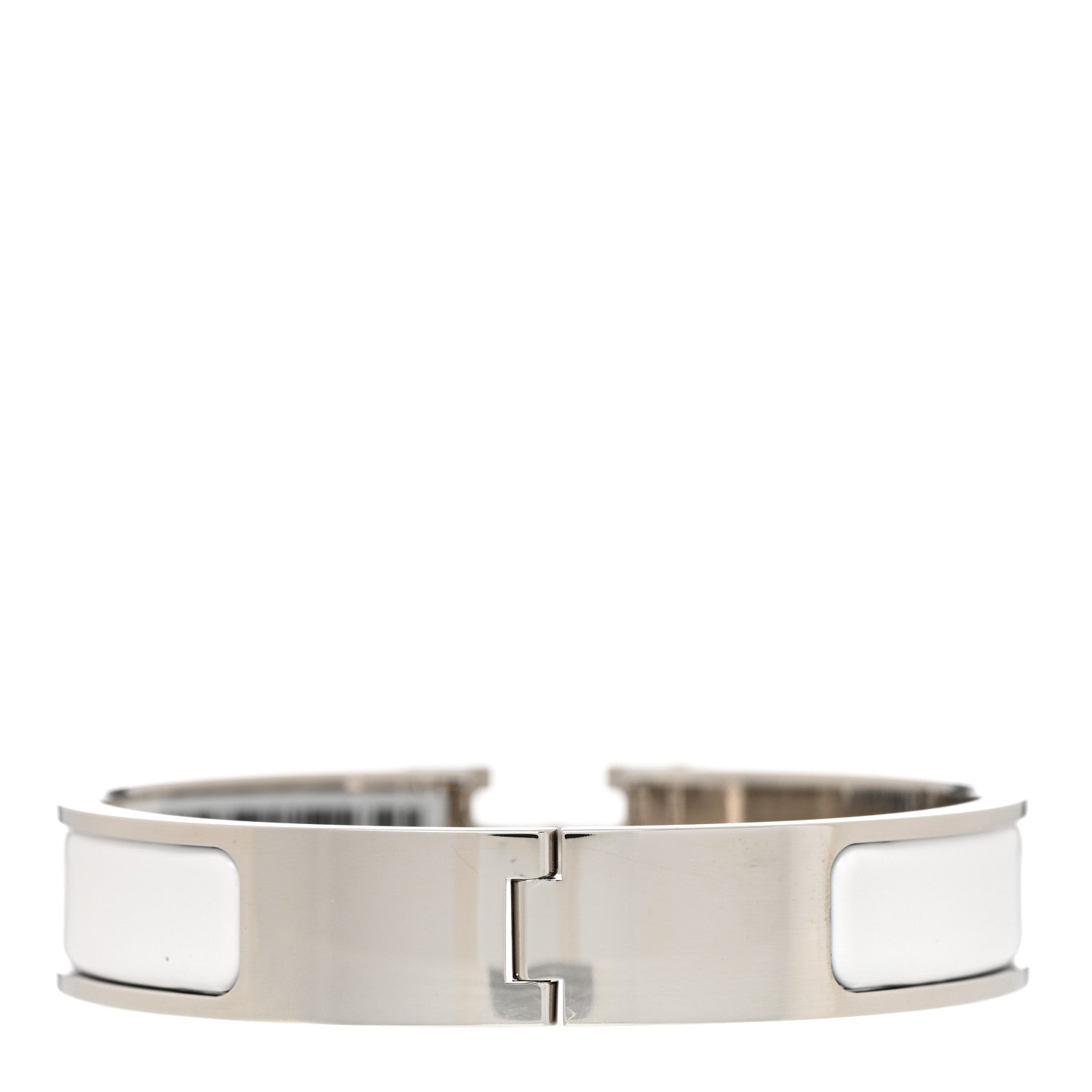 Hermes Enamel Narrow Clic Clac H Bracelet PM White 3 of 6
