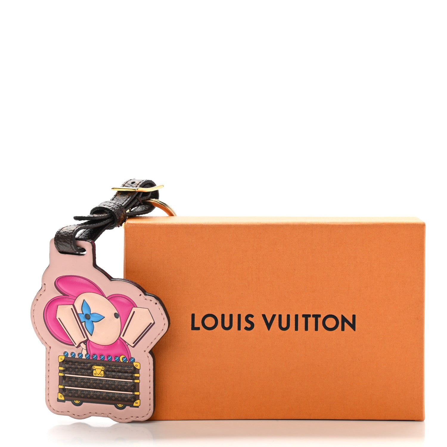 Louis Vuitton Monogram Calfskin Vivienne Funfair Bag Charm Key Holder 4 of 4