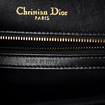 Christian Dior Patent Studded Small Diorama Flap Bag Black 7 of 15