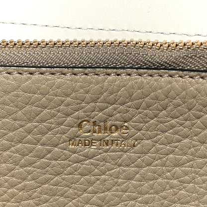 Chloe Grained Calfskin Large Charlotte Tote Motty Grey White 8 of 11