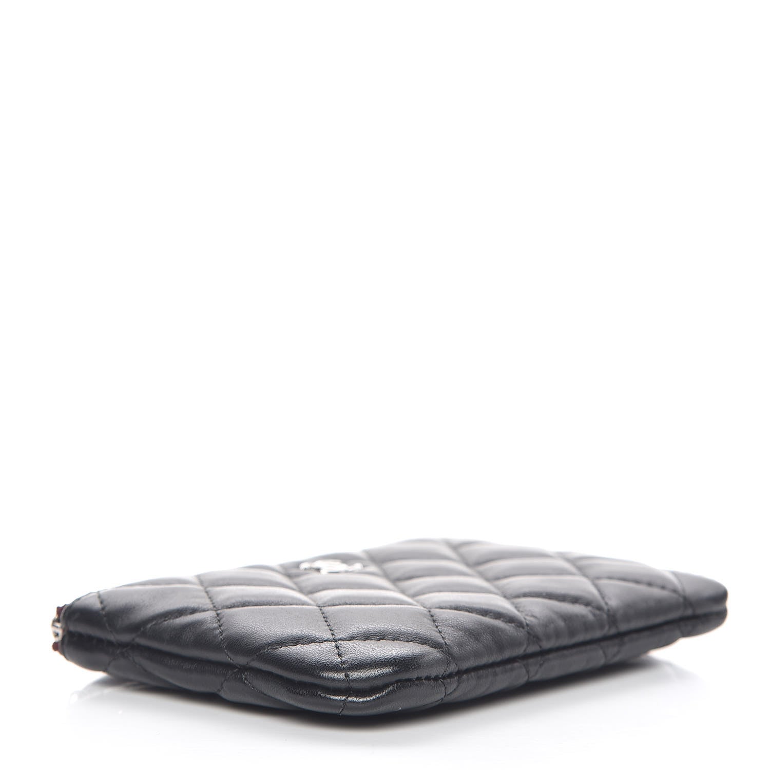 Chanel Lambskin Quilted Small Cosmetic Case Black 4 of 10