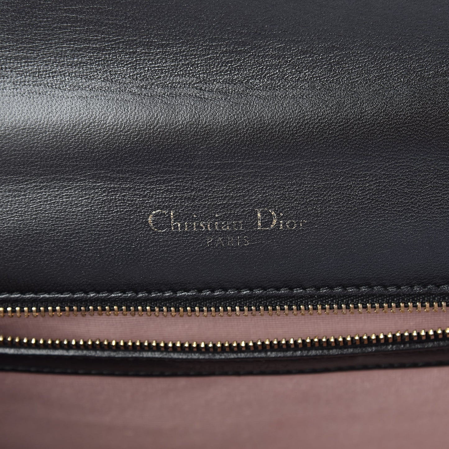 Lambskin Medium Diorama Flap Bag Black