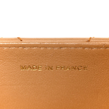 Chanel Lambskin Stitched Jumbo Single Flap Beige 8 of 13