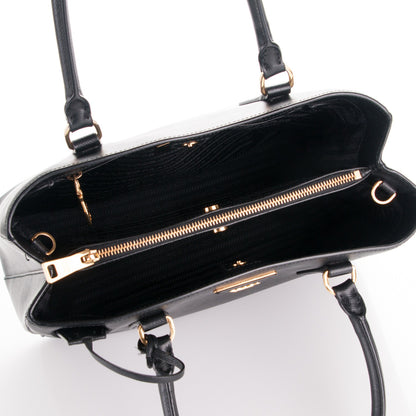 Prada Saffiano Lux Medium Tote Nero Black 6 of 8