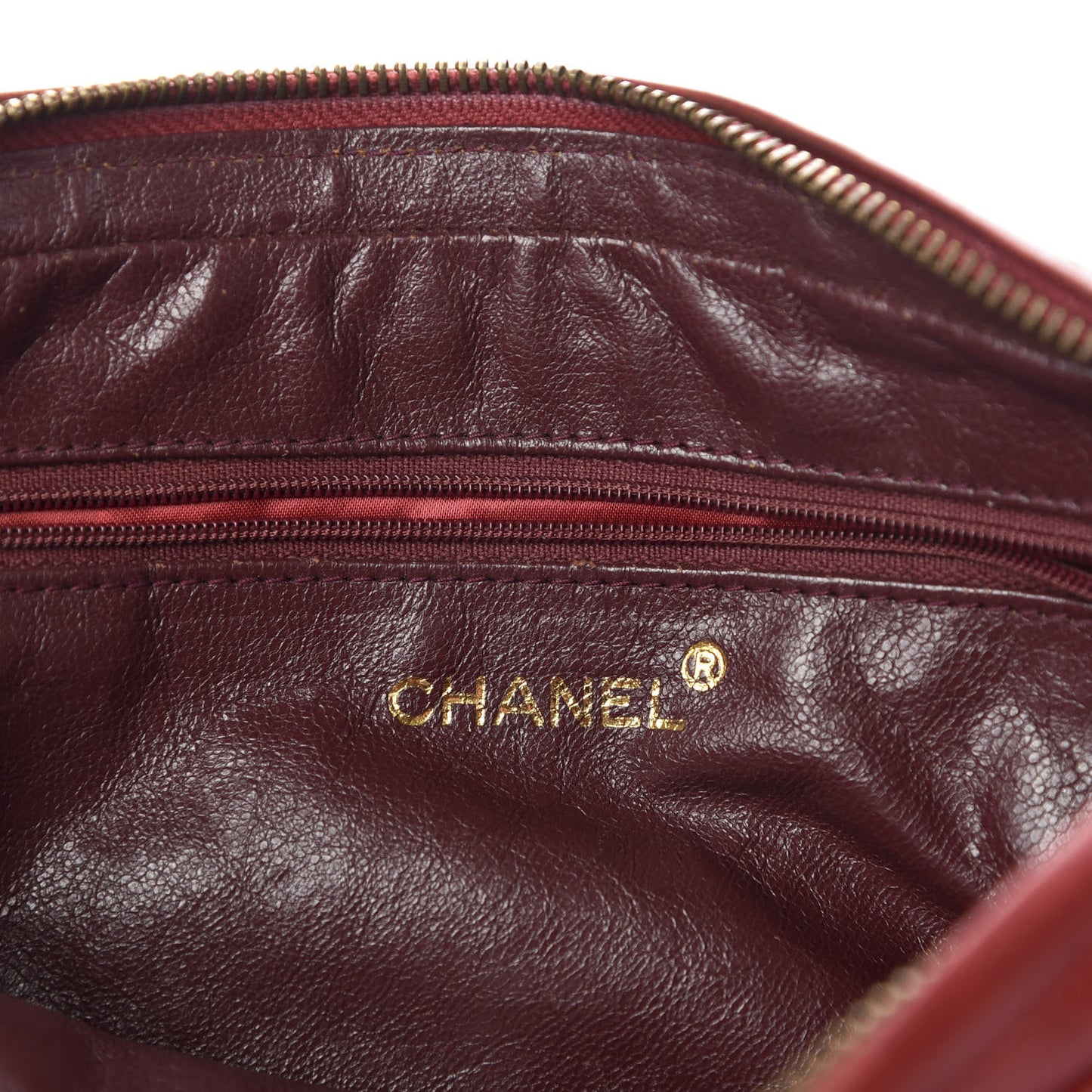 Lambskin Quilted CC Tassel Camera Case Red