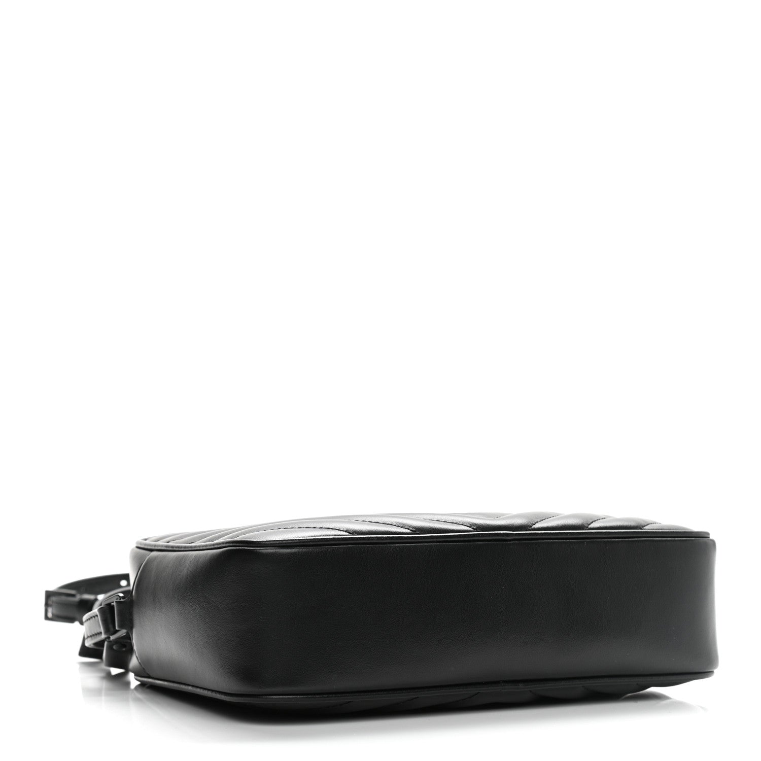Saint Laurent Calfskin Matelasse Monogram Lou Camera Bag Black 4 of 10