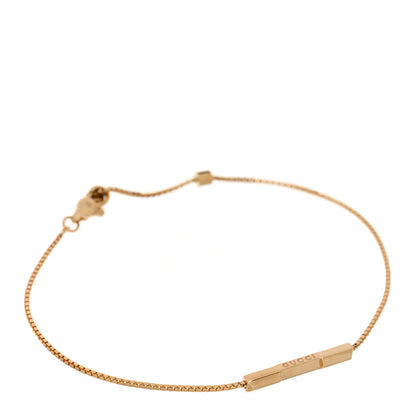 Gucci 18K Yellow Gold Link to Love Bar Bracelet 1 of 4