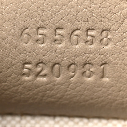 Gucci Wonka Grain Calfskin Medium Diana Tote Bag Oatmeal Vintage Green 7 of 10