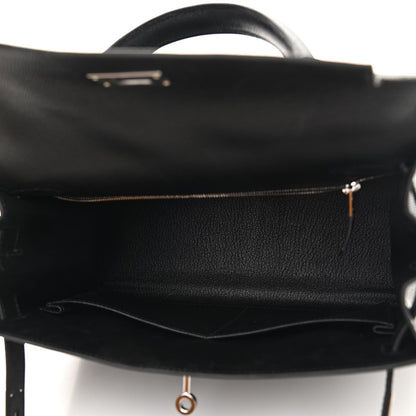 Hermes Epsom Kelly Sellier 28 Black 4 of 11