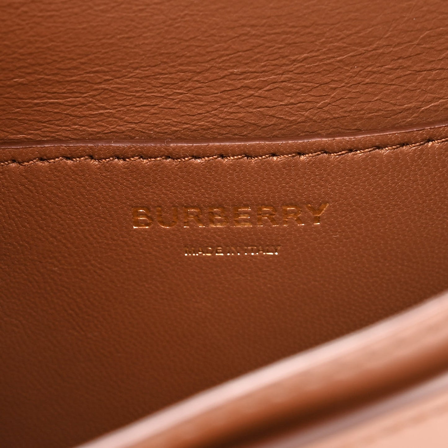 Calfskin TB Bum Bag Brown
