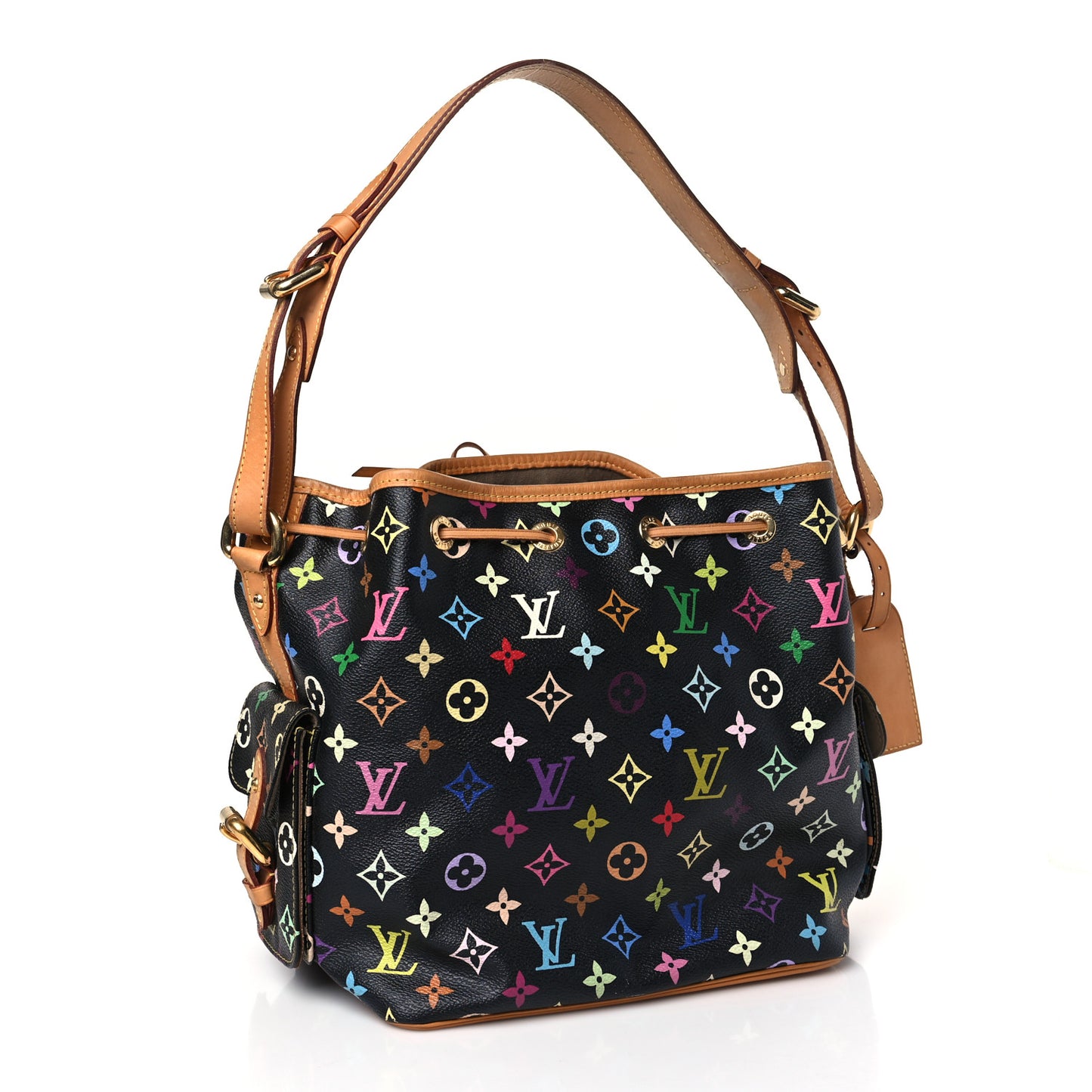 Monogram Multicolor Petit Noe Black