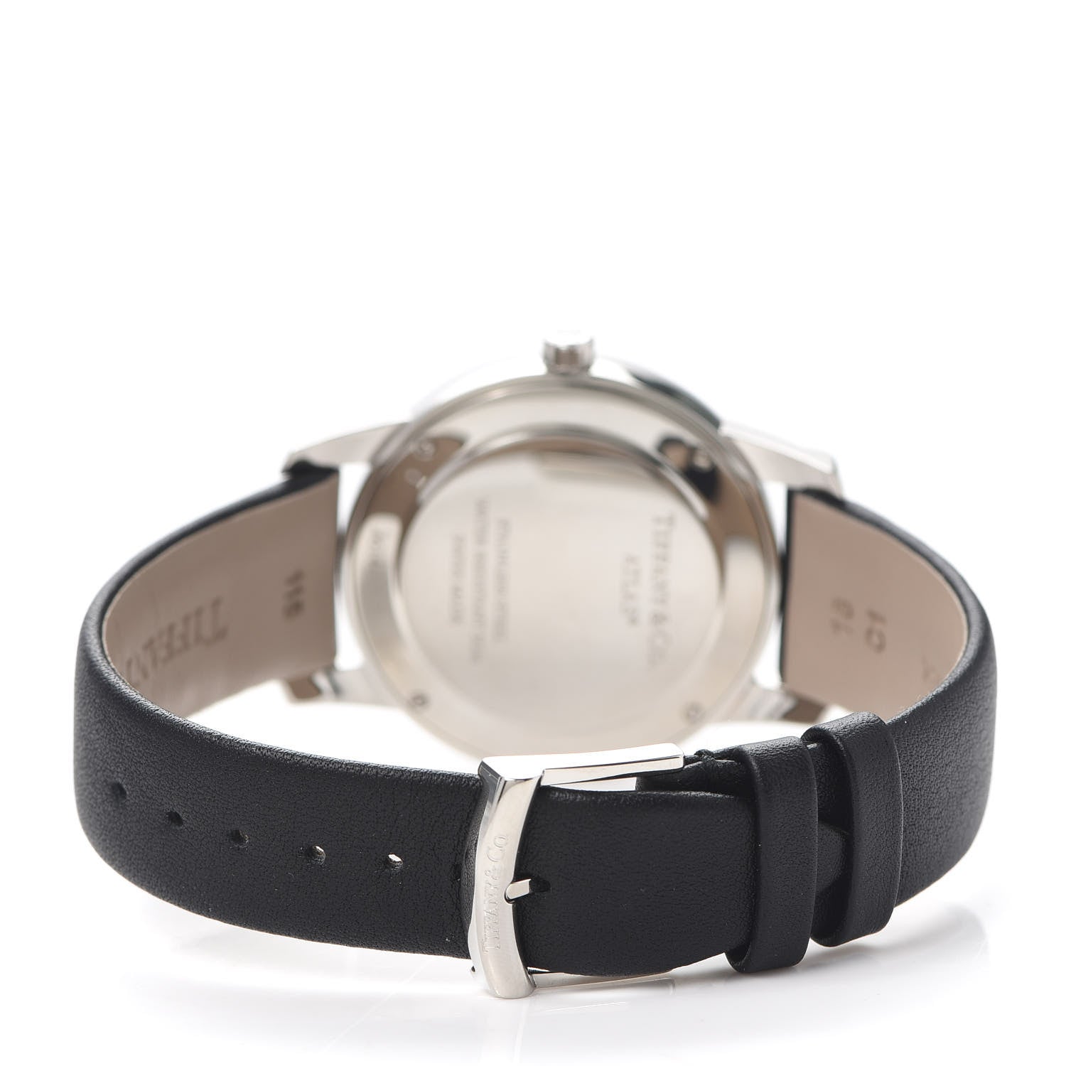 Tiffany Stainless Steel Calfskin 37mm Atlas 2-Hand Quartz Watch 3 of 5