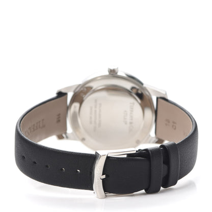 Tiffany Stainless Steel Calfskin 37mm Atlas 2-Hand Quartz Watch 3 of 5