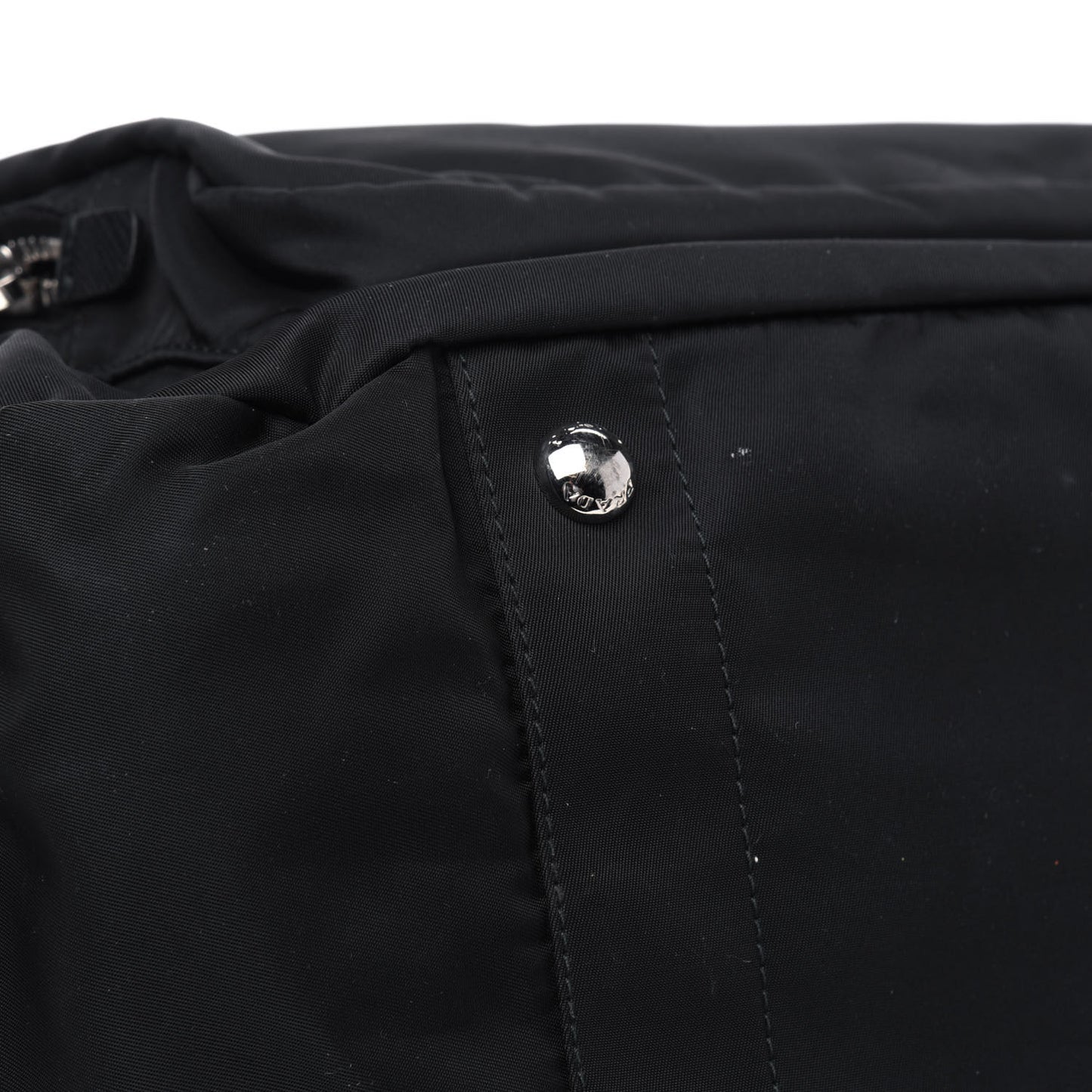 Nylon Vela Baby Bag Black