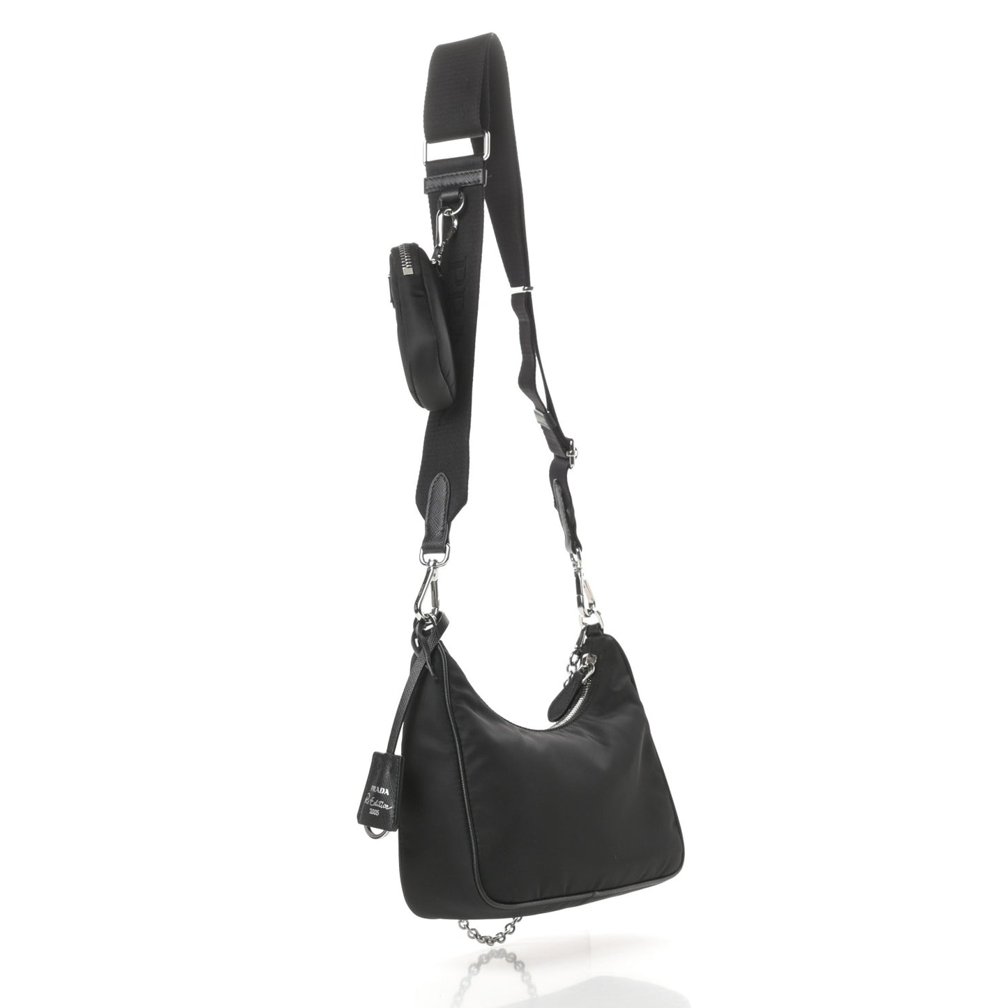 Nylon Re-Edition 2005 Shoulder Bag Black