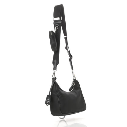 Prada Nylon Re-Edition 2005 Shoulder Bag Black 3 of 13