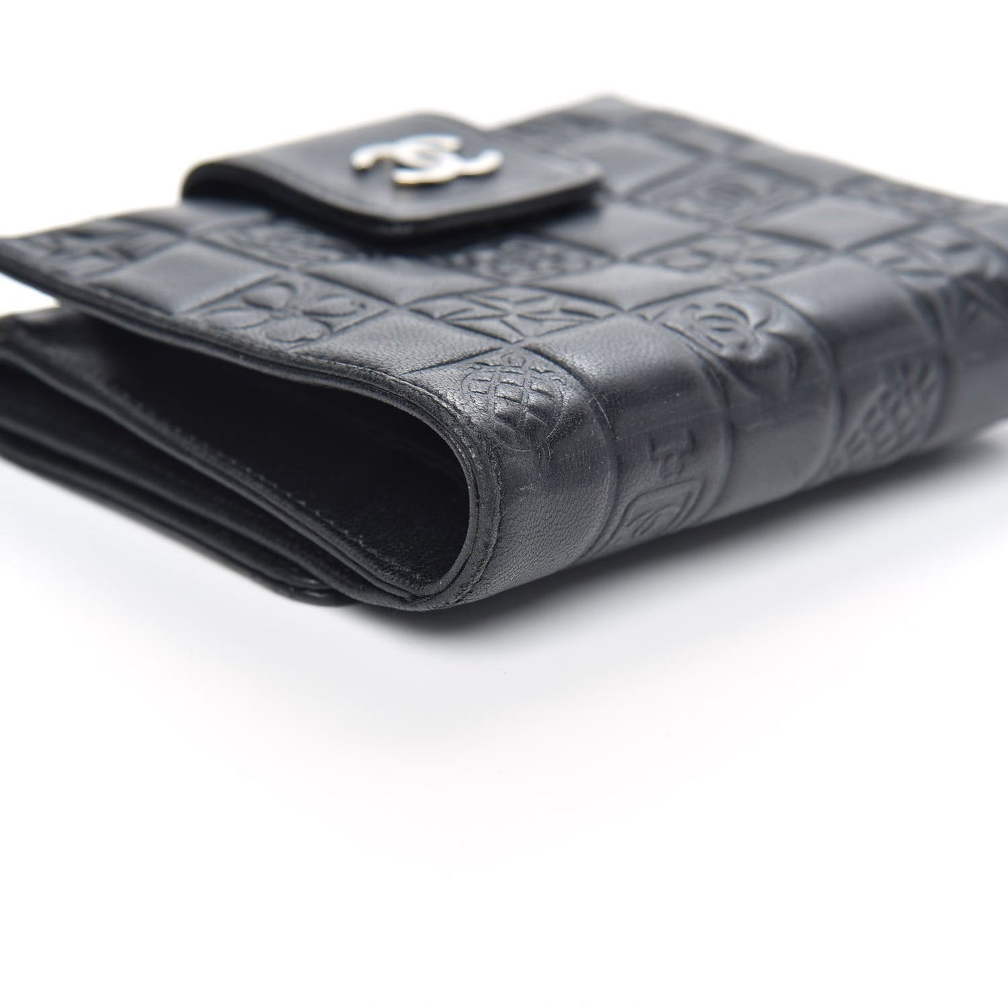 Lambskin Precious Symbols French Wallet Black