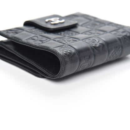 Chanel Lambskin Precious Symbols French Wallet Black 9 of 11
